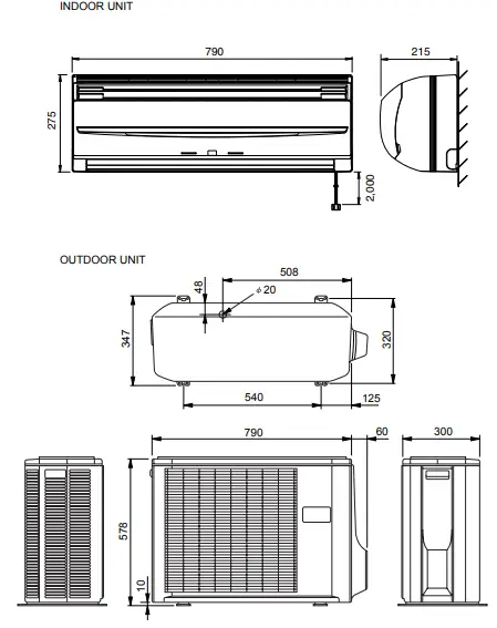 FUJITSU-ASYA14LCC-Split-Type-Room-Air-Conditioner-Wall-Mounted-Type-FIG-1
