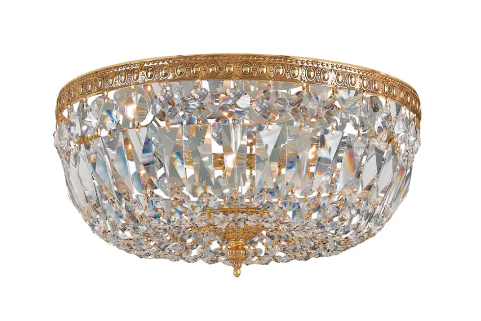 Crystorama 714-ob-cl-mwp Three Light Ceiling Mount Instruction Manual