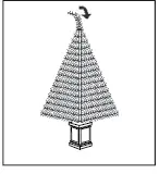 glitzhome-2030800004-5-ft-Pre-Lit-Pine-Artificial-Christmas-Porch-Tree-with-150-Warm-White-Lights-FIG-7