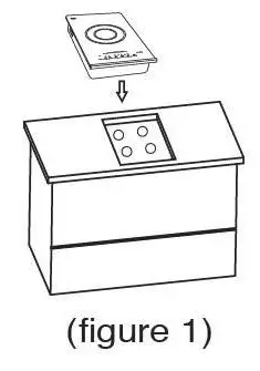 FOTILE EEG30101 Cooktop - installation 1