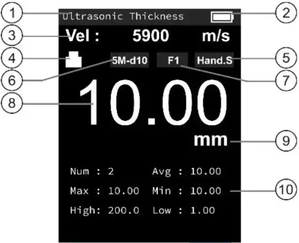 PCE-TG 75, PCE-TG 150 Thickness Gauge 9