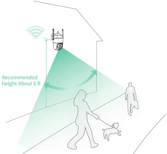 ADDS 2AUDF CQ12Y Smart PTZ Battery Camera - Install the camera 3