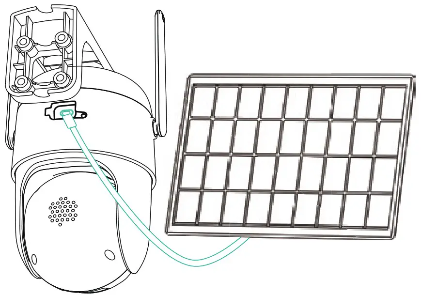 ADDS 2AUDF CQ12Y Smart PTZ Battery Camera - Install the camera 6