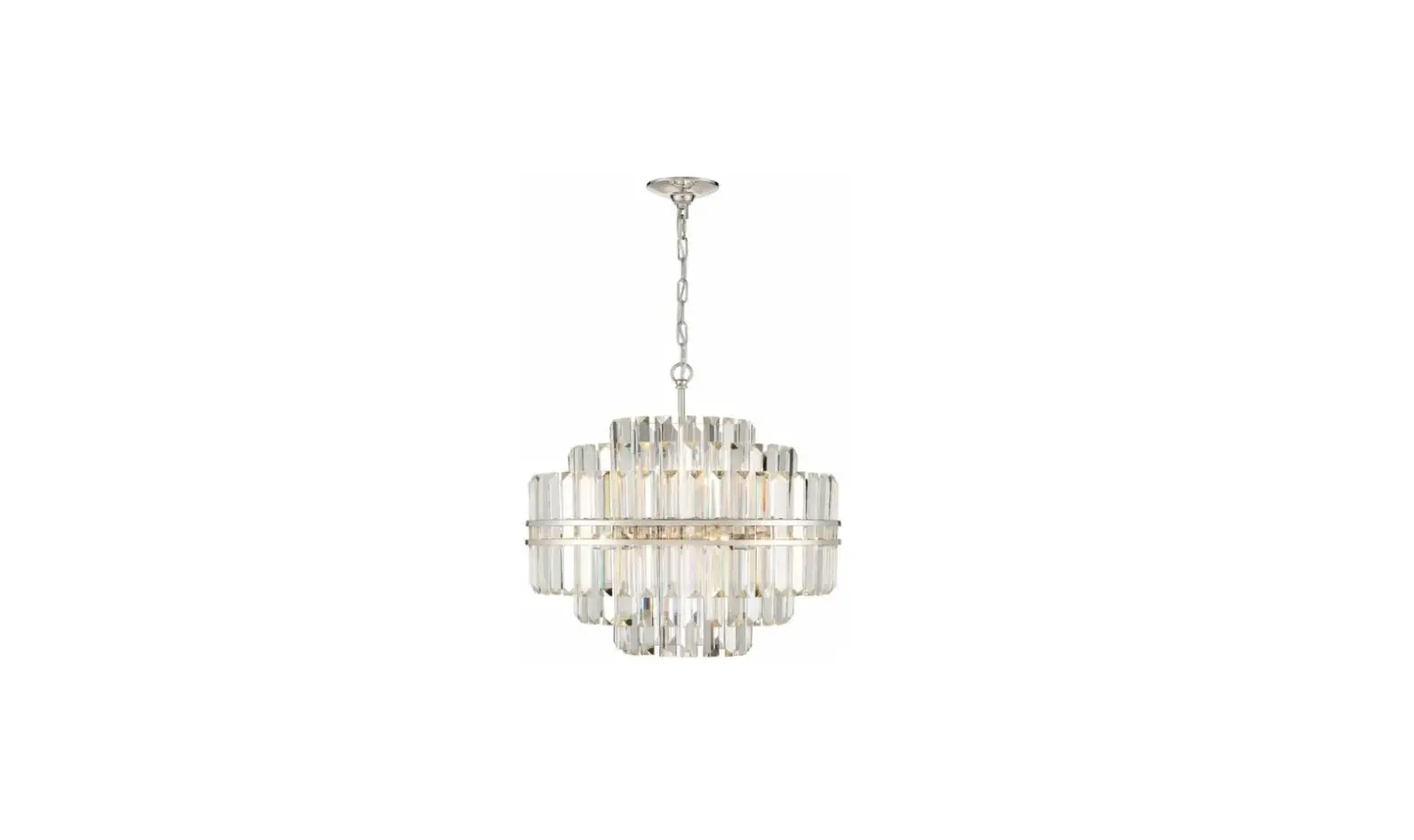 Crystorama Hay-1405-pn Hayes 12-light Polished Nickel Chandelier Instruction Manual