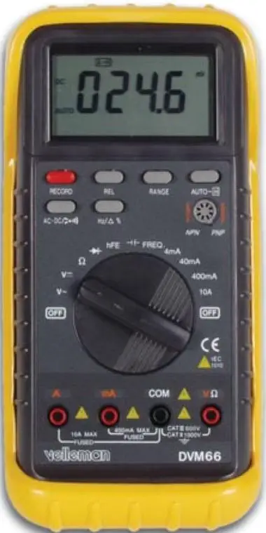 velleman-DVM66-Dual-Display-Digital-Multimeter-product