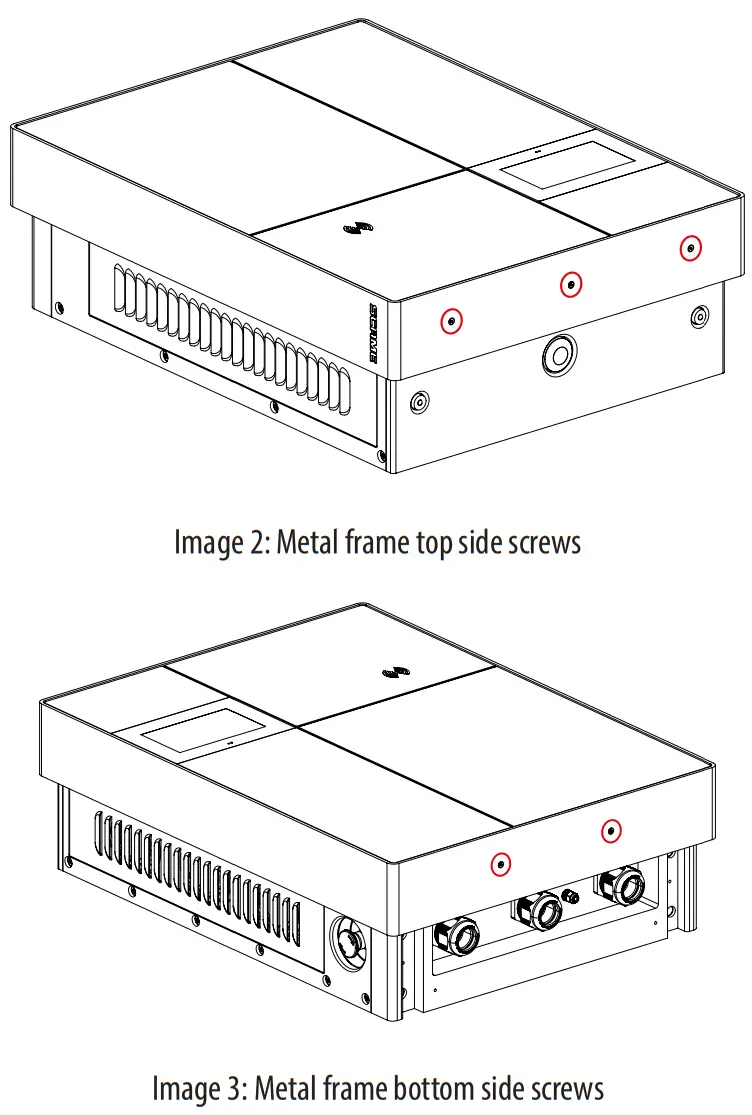 BE-D Series SCAME Electric Car Charging Station - Metal frame