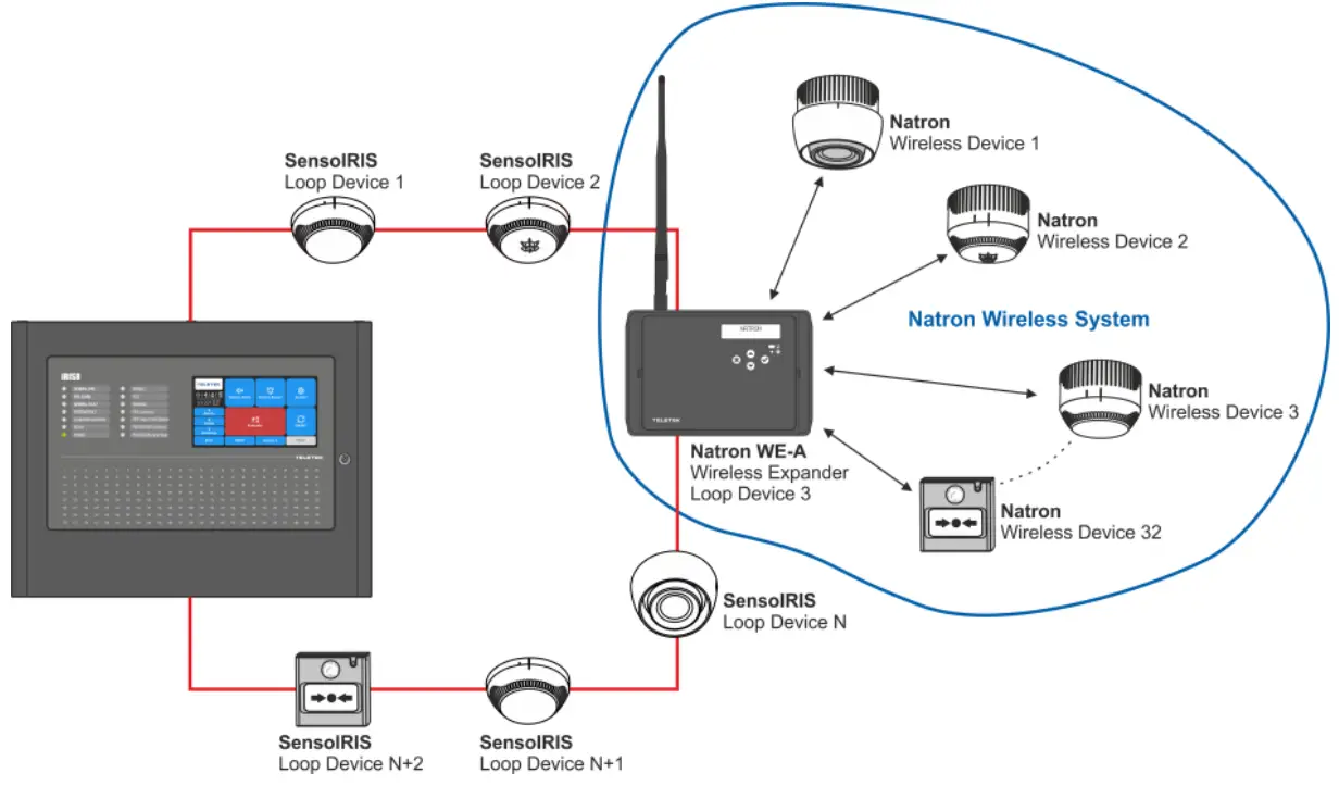 TELETEK Natron WE A Electronics - Topology