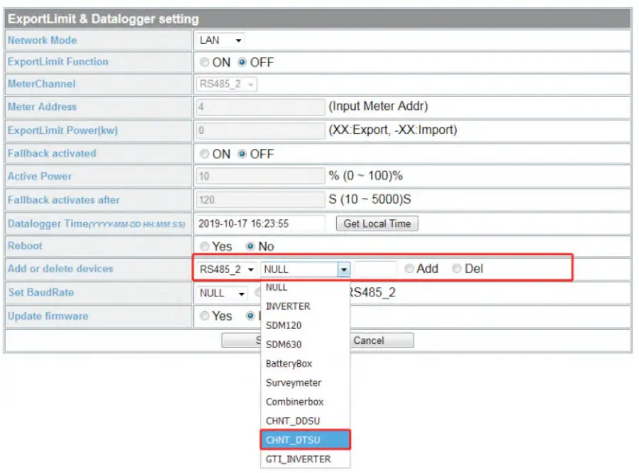 GROWATT SEM D Smart Energy Manager  - Divice 1