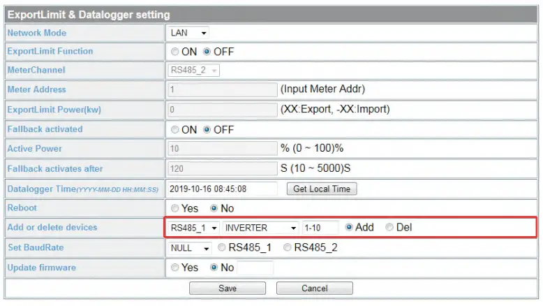 GROWATT SEM D Smart Energy Manager  - Divice 10