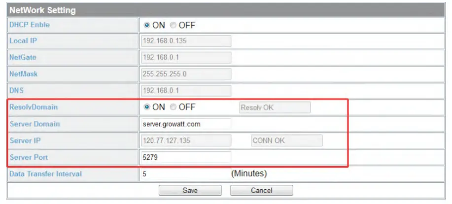 GROWATT SEM D Smart Energy Manager  - Network 2