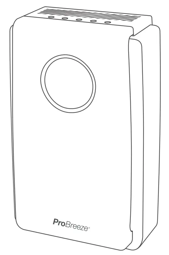 ProBreeze PB-P01 HEPA Large Room Air Purifier