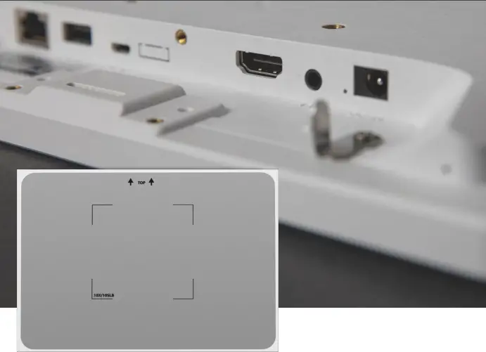 PRO DVX GM 75 Glass Mount - Mount Cover Sticker