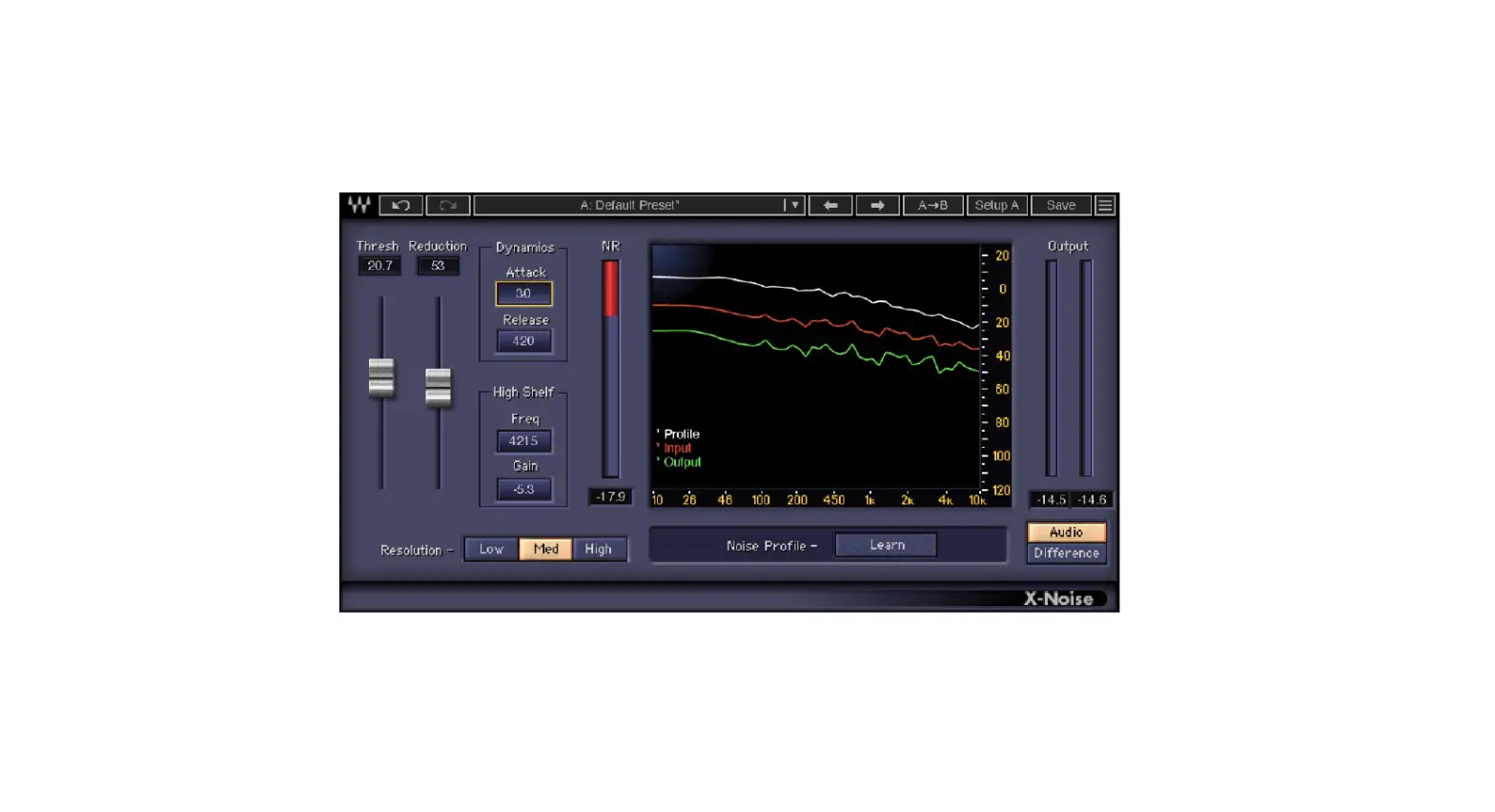 Waves X-noise Software Audio Processor User Guide