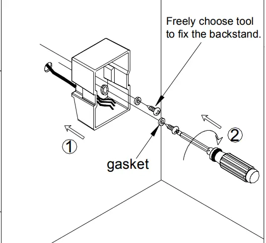 HALCYON EX160 Exterior One Way LED Column Spot Light - fig 3