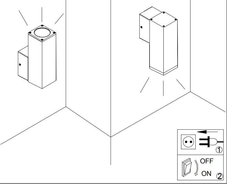 HALCYON EX160 Exterior One Way LED Column Spot Light - fig 4
