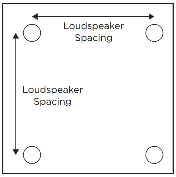 BOSE FS2P Pendant Loudspeakers - Mounting Height 3