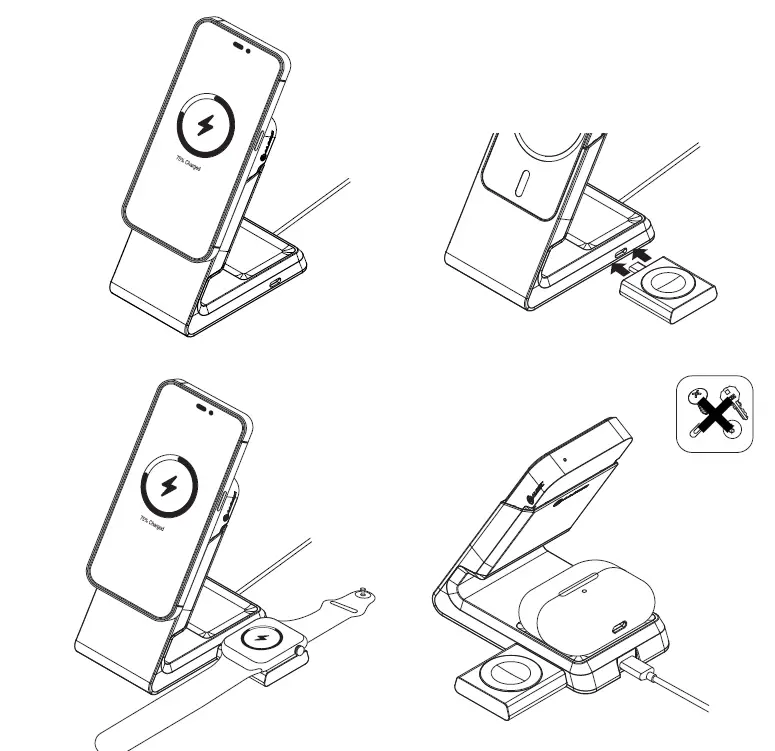 ALOGIC Matric 3-In-1 Universal Magnetic Charging Dock with Apple Watch Charger-fig-6
