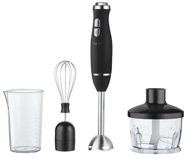 marta MT 1564 Food Processor with Hand Blender -