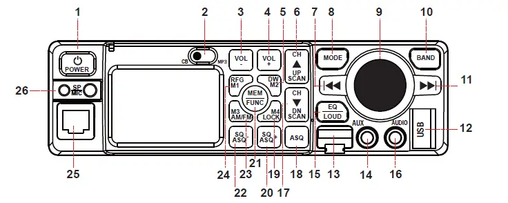 PNI-Escort-HP-8500 CB-and-MP3-Player-1