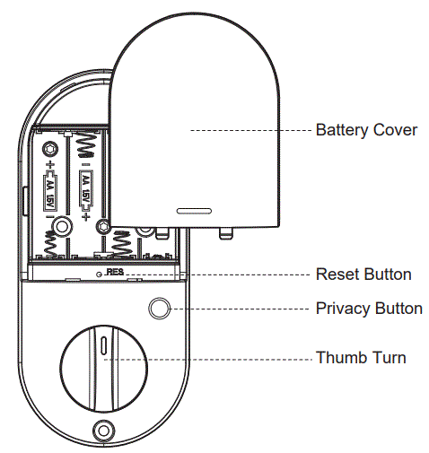 Veise-KBRZ07-Smart-Lock-Fingerprint-Door-Lock-FIG-24