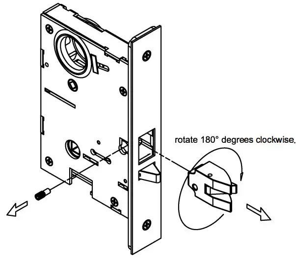 CAL-ROYAL-N-MR7700-Mortise-Lock-Rim-Exit-Device-Push-Bar-Exit-Device-FIG 3