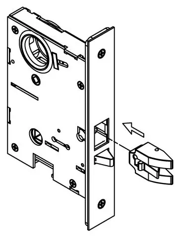CAL-ROYAL-N-MR7700-Mortise-Lock-Rim-Exit-Device-Push-Bar-Exit-Device-FIG 4