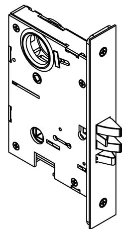 CAL-ROYAL-N-MR7700-Mortise-Lock-Rim-Exit-Device-Push-Bar-Exit-Device-FIG 6