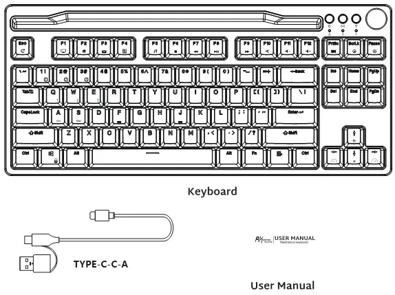 ROYAL KLUDGE RK-H87 Mechanical Keyboard - PRODUCT BASIC