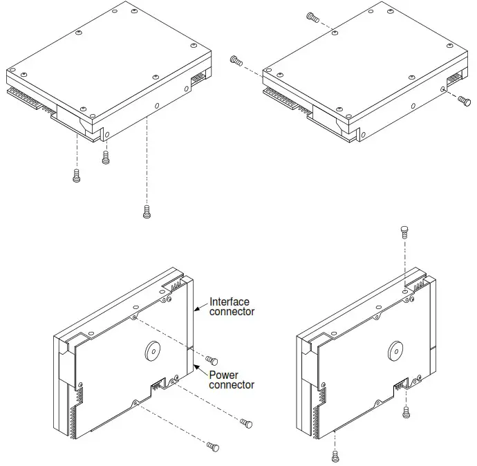 Seagate ST3390N SCSI Interface Drive - Attaching cables 4