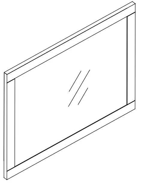 HOME DECORATORS COLLECTION Sepal MR 32 Inch Mirror