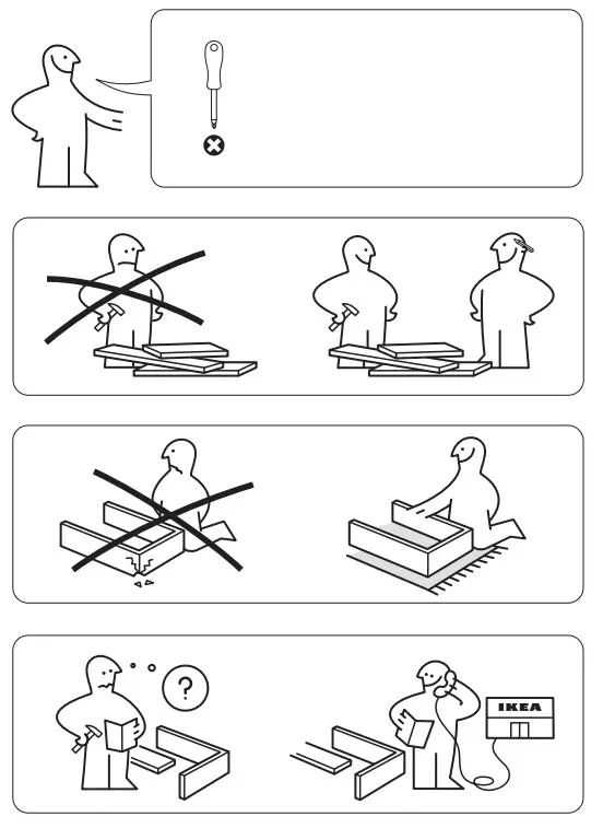 IKEA SJÄLLAND Table 6 Armchairs