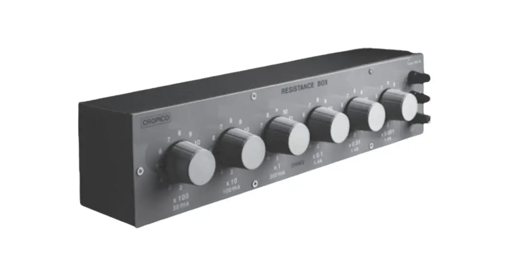 Seaward 00 Series High Accuracy Resistance Decade Boxes Instruction Manual