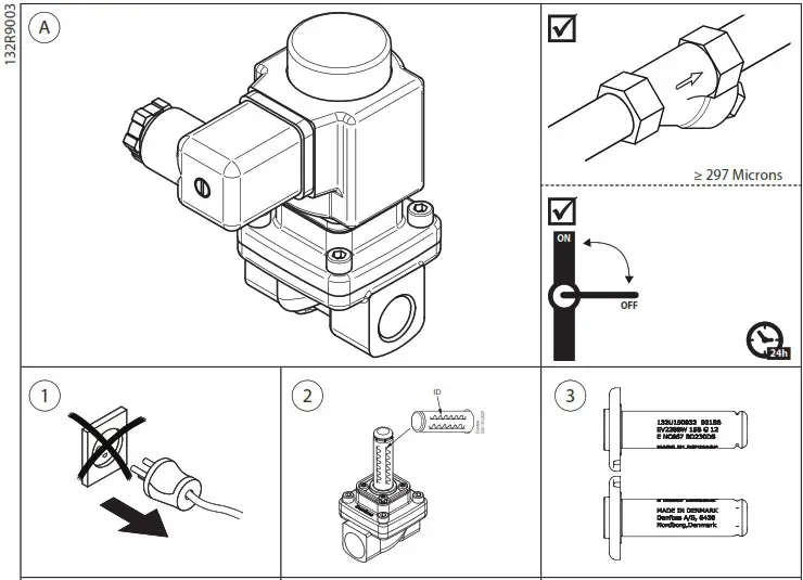 Danfoss EV250BW Solenoid Valve - overview 1
