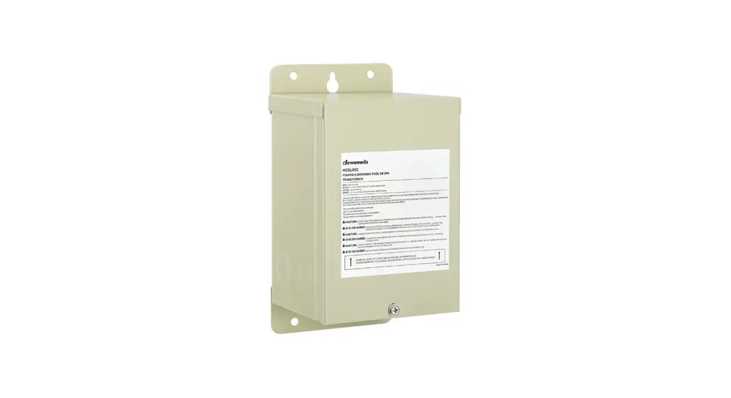 Dewenwils Hosl05c 300w Pool Light Low Voltage Transformer Instruction Manual