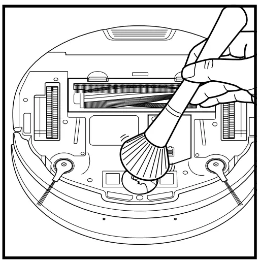 Clean the wheel housing
