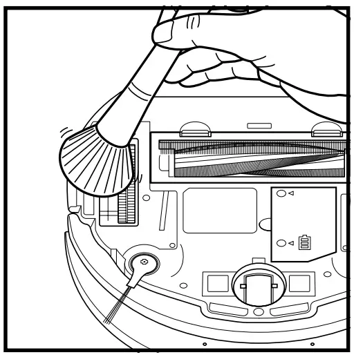 Clean the wheel housing