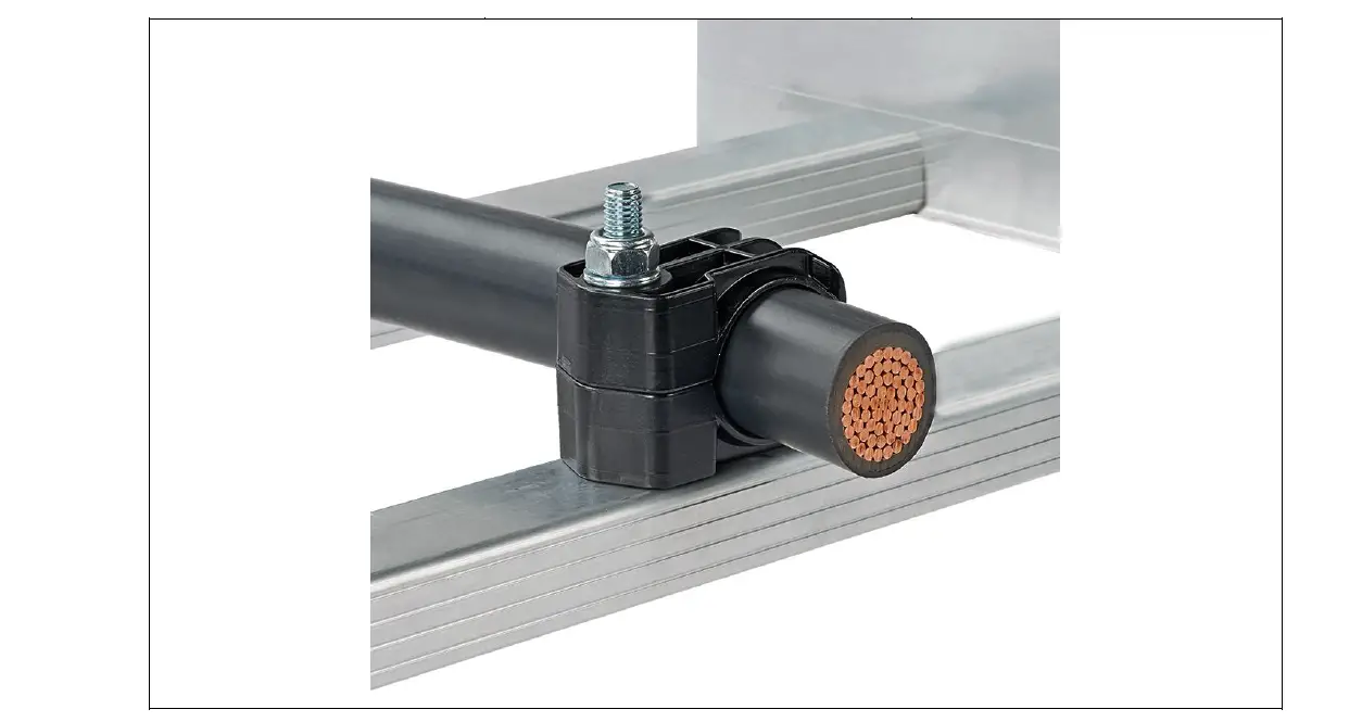 Panduit Ccal1h Aluminum And Plastic 1 Hole Cable Cleat Installation Guide