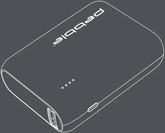 veho VPP-115-PZ10-B Pebble Power Bank A1