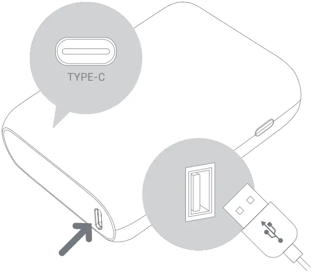 veho VPP-115-PZ10-B Pebble Power Bank A4