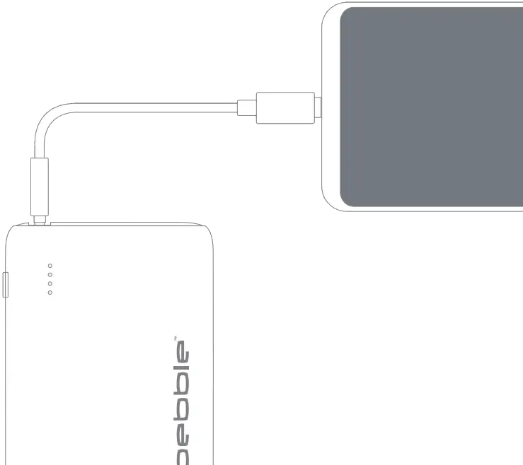 veho VPP-115-PZ10-B Pebble Power Bank A5