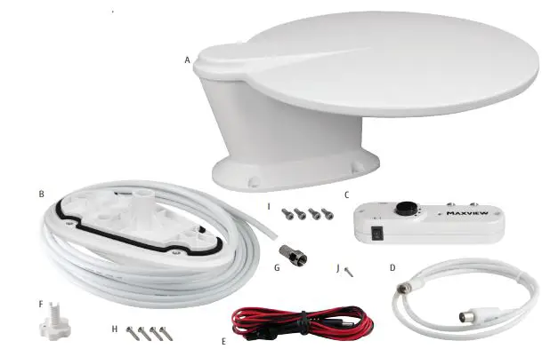 MAXVIEW B2414 Gazelle Pro Omnidirectional UHF Mobile TV Aerial-fig2