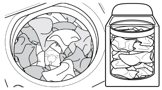 Whirlpool W11556501 Top Load Washer - Load Clothes