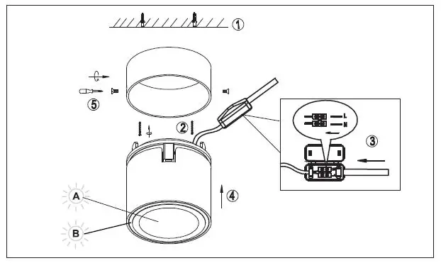 TRIO-652910131-Taurus-LED-Matt-White-Light-Ceiling-Spot-FIG-1