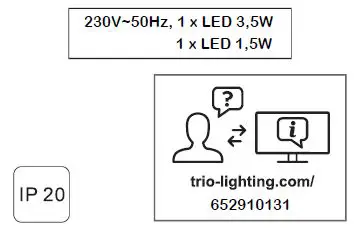 TRIO-652910131-Taurus-LED-Matt-White-Light-Ceiling-Spot-FIG-4