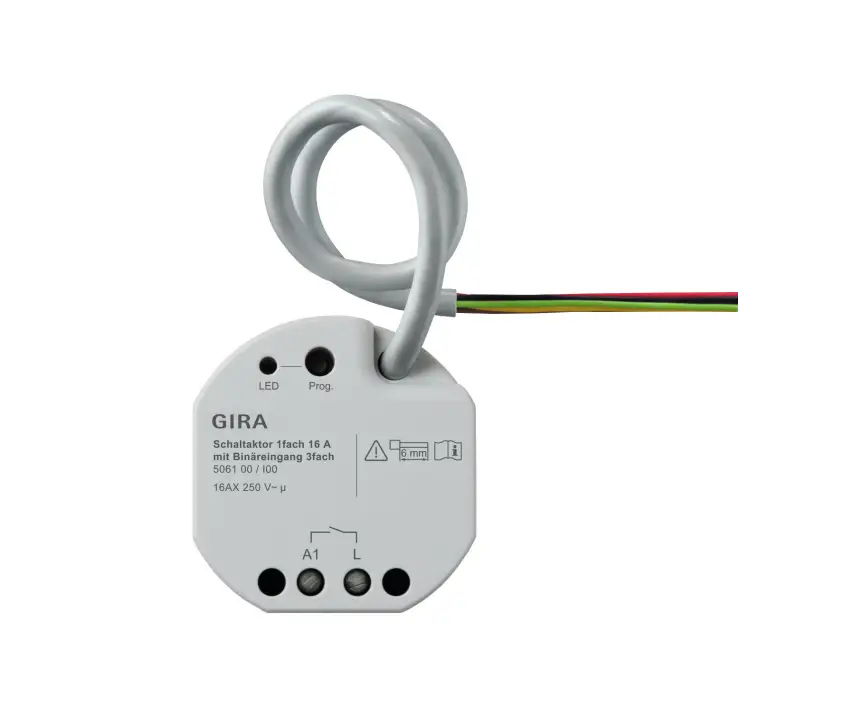 Gira 5061 00 One Switching Actuator 1-gang 16 A Instruction Manual