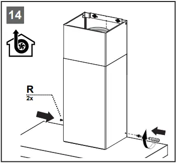 BLAUPUNKT 5DB69753 Extractor Hood B14