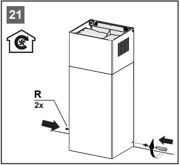 BLAUPUNKT 5DB69753 Extractor Hood B21