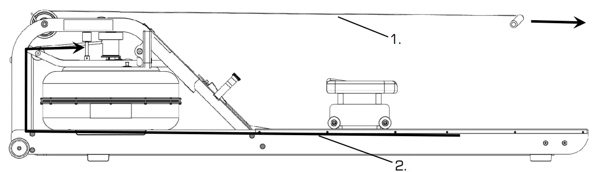 First Degree Fitness NEON Plus Indoor Rower - Rower14