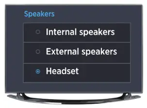 WallarGe HP005 Wireless Headphone with 5.8GHz Transmitter Charging Dock - TV Speaker1