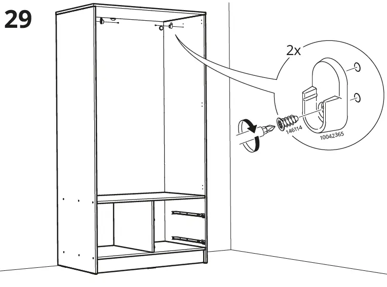 IKEA-VILHATTEN-Wardrobe-with-2-Doors-and-2-Drawers-FIG-38